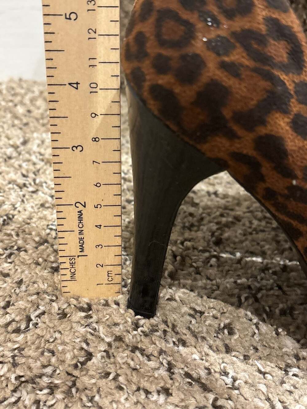 Stuart Weitzman Women's Leopard Print Suede Platform Heels Size 7.5 M - Picture 3 of 11
